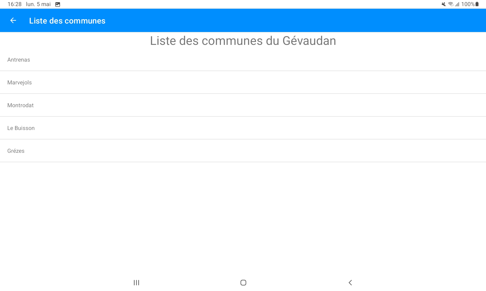 liste des communes